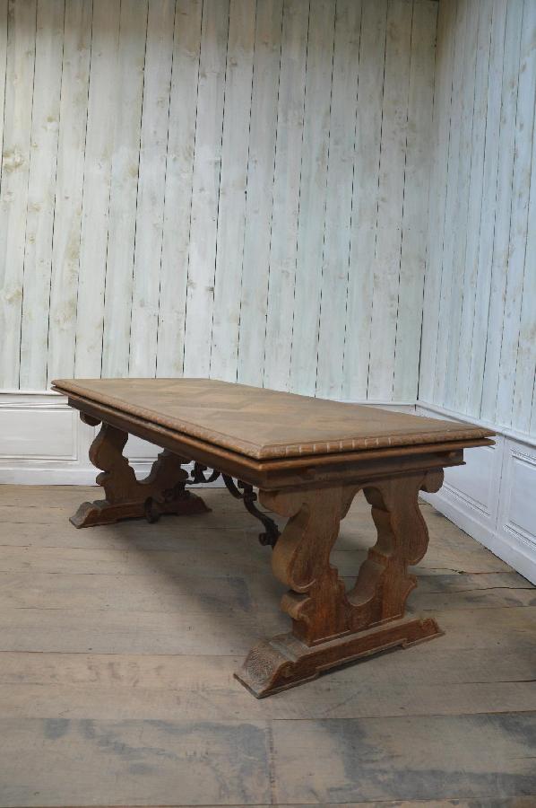 a great bleached french dining table FAE56