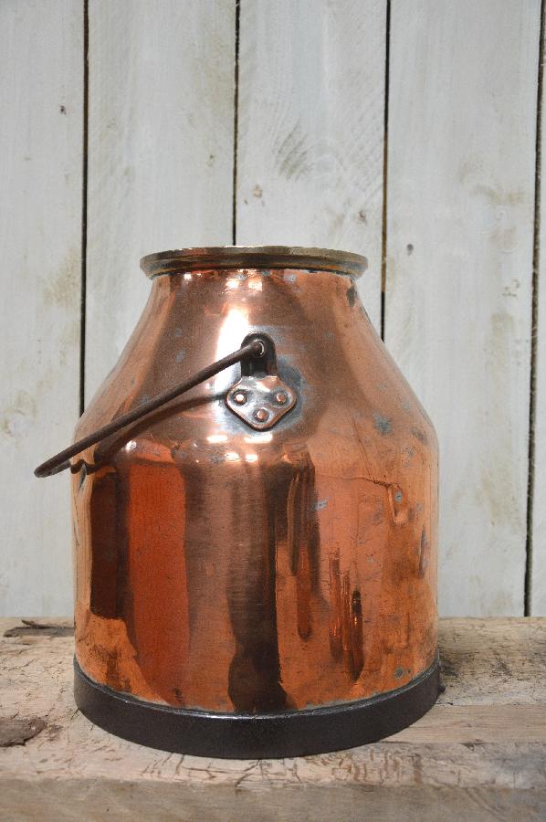 large copper milk pot FAE323