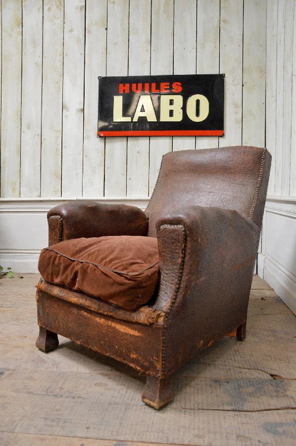 leather club armchairs FAE514