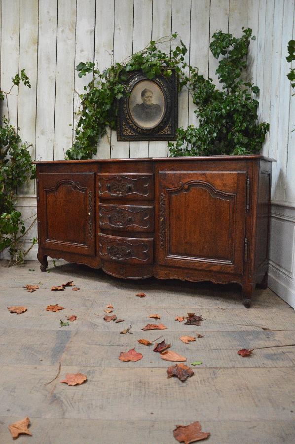 french antique oak sideboard lorrain style FAE495