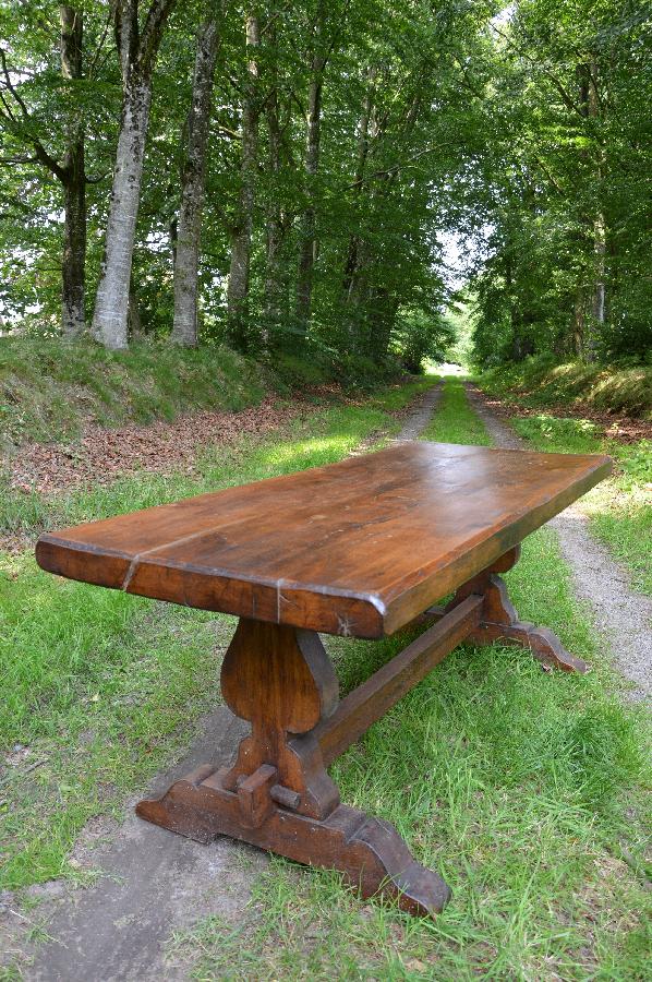 oak table monastery style FAE256