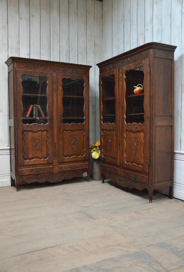 pair of bookcase louis xv style FAE280
